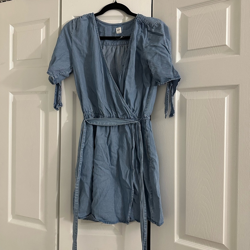 Blue Wrap Dress